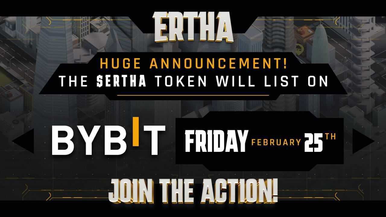 바이빗에 상장하는 에르타 토큰 ERTHA