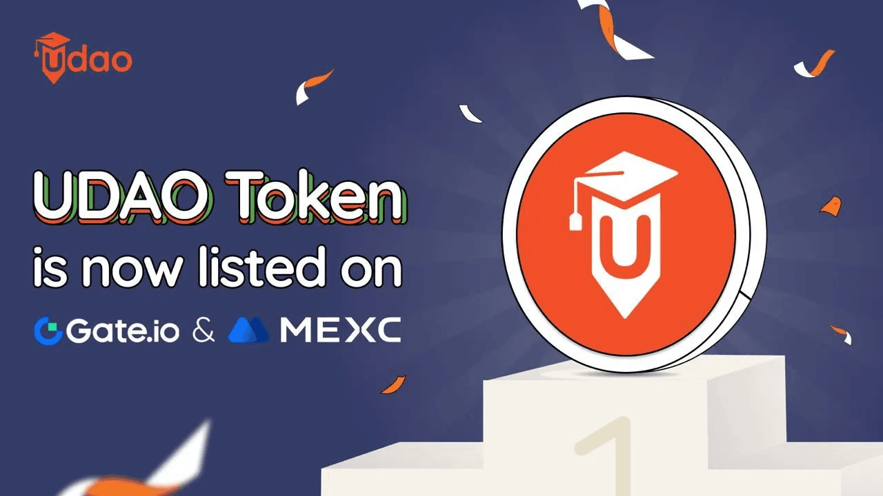 UDAO 토큰, 게이트아이오·MEXC 상장 24시간만에 3배 상승
