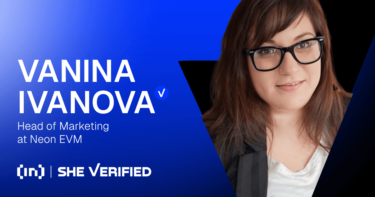 [She Verified] 네온 EVM 바니나 이바노바 &#8220;업계에 더 많은 여성 리더 필요&#8221;