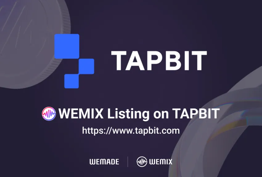 위믹스, 미국 가상자산 거래소 ‘탭비트(TAPBIT)’ 상장
