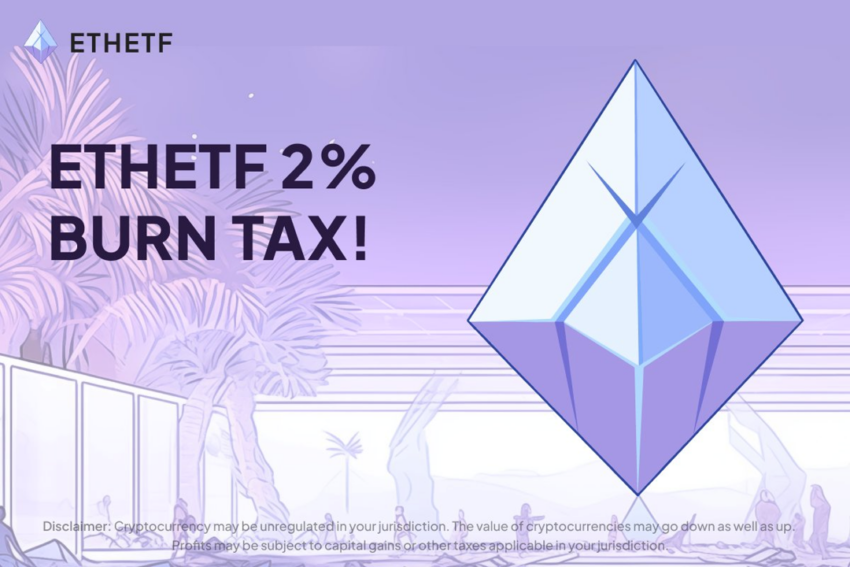 DEX 토큰 $ETHETF 토큰 소각 실시 … 시장 강세에 힘입어 가격 26% 회복