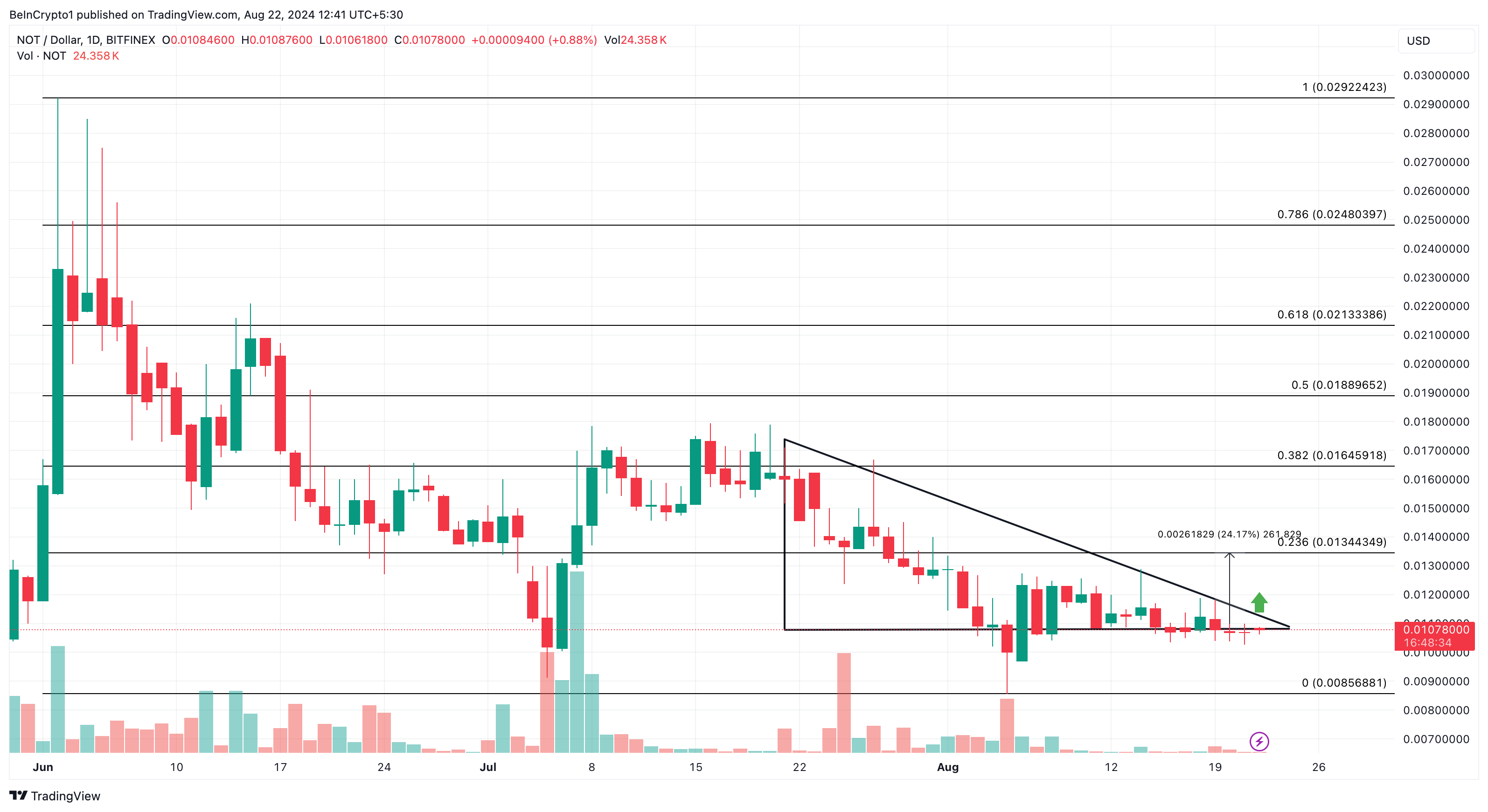 Notcoin 일간 분석.