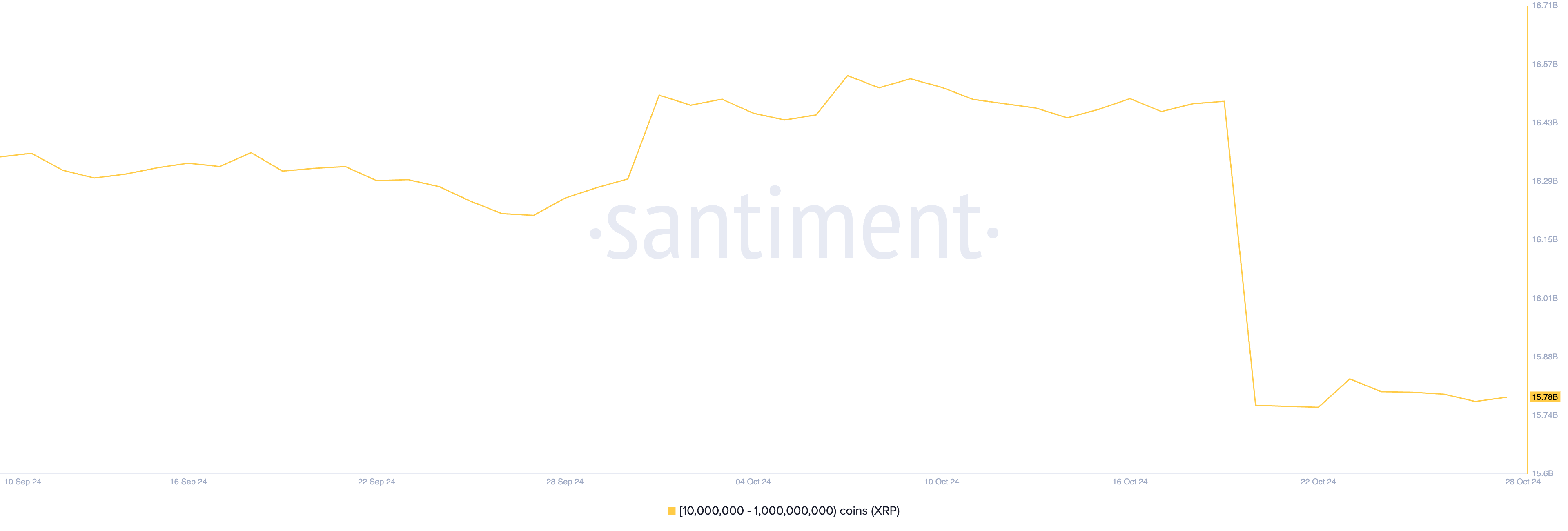 XRP 공급 분포