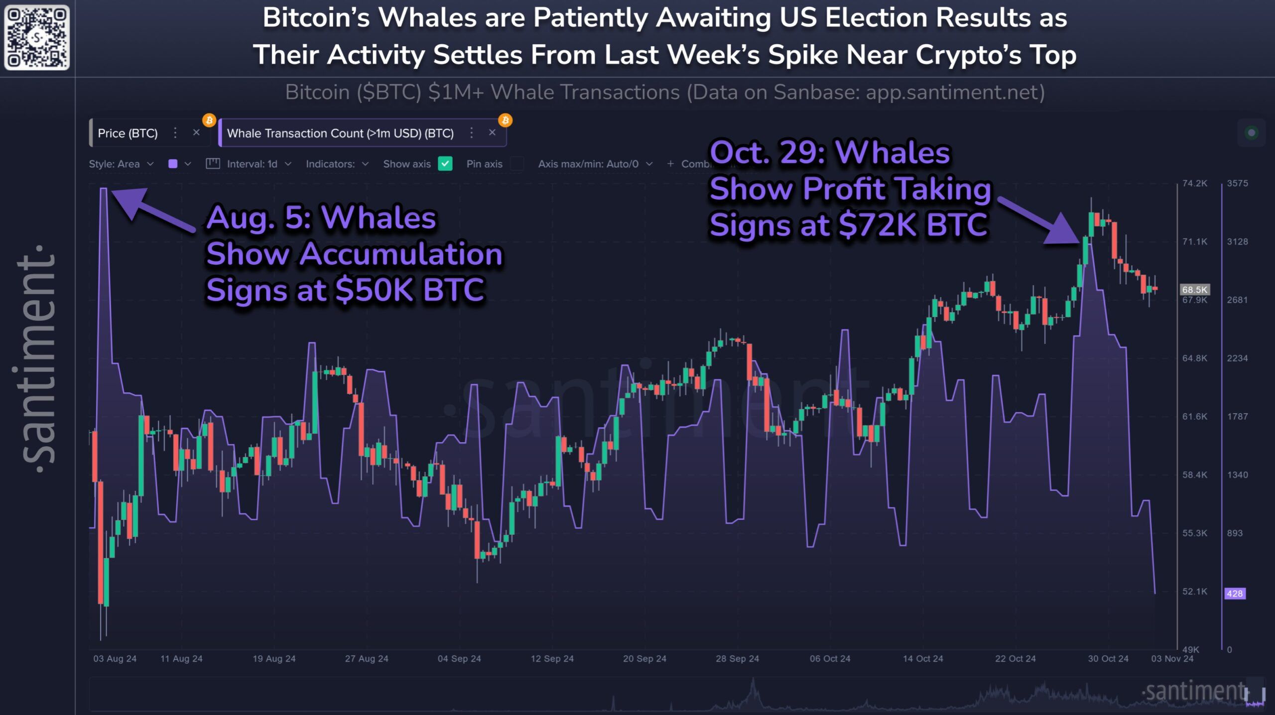 Bitcoin Whale Transactions.